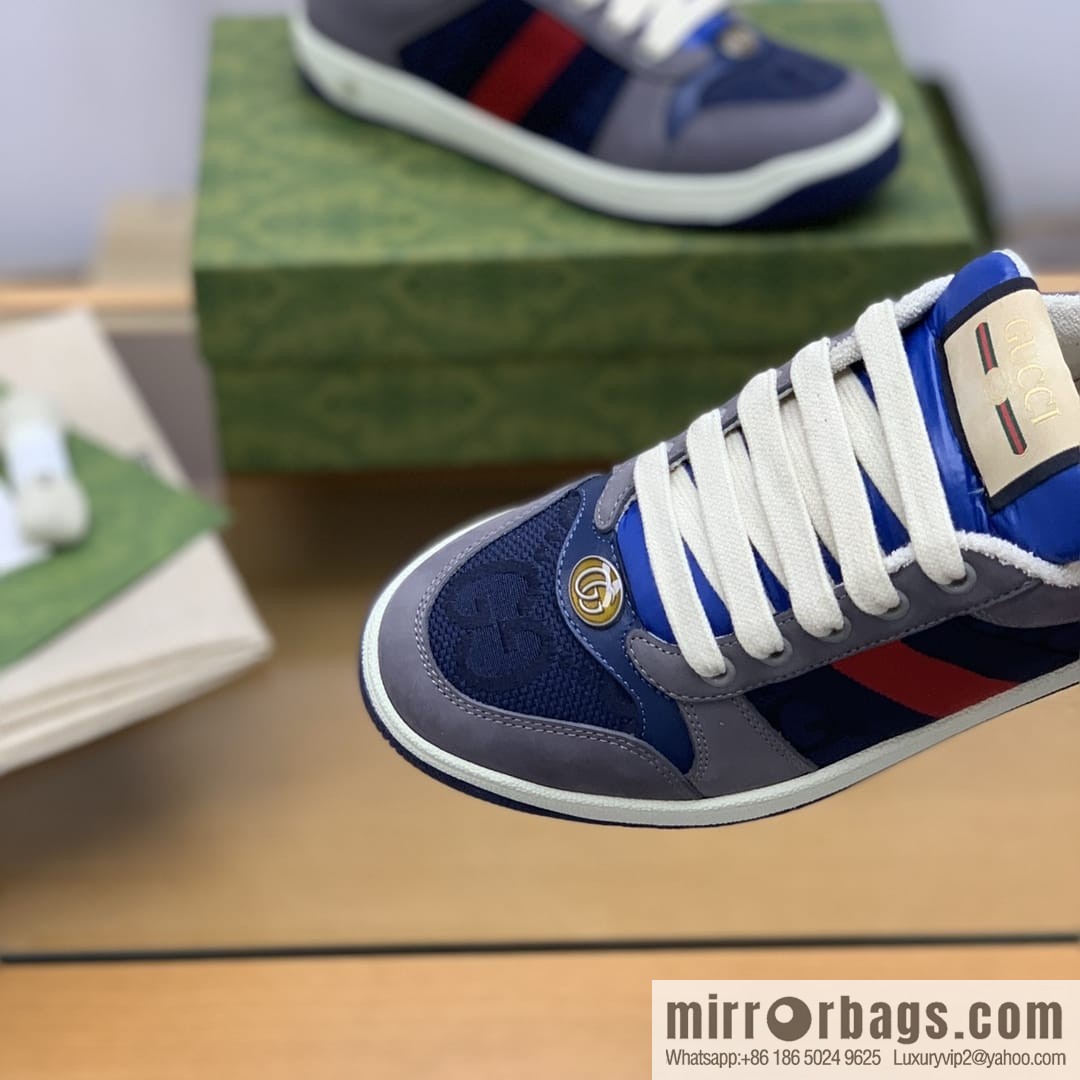 Gucci Gucci Vintage Gucci logo G home men's small dirty shoes