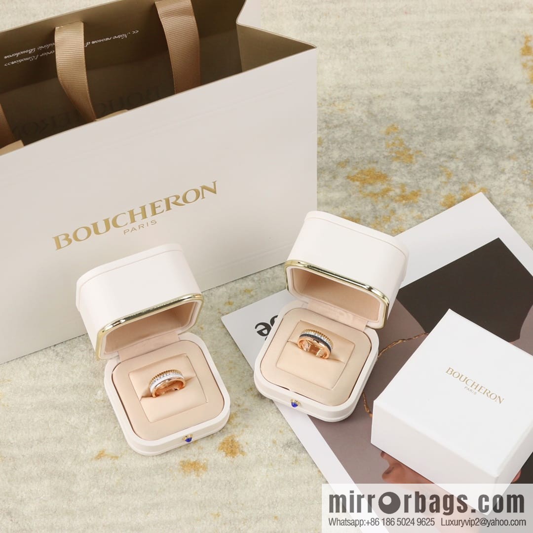 New BOUCHERON/Boucheron Quatre Classique ring Luhan same style, ceramic ring