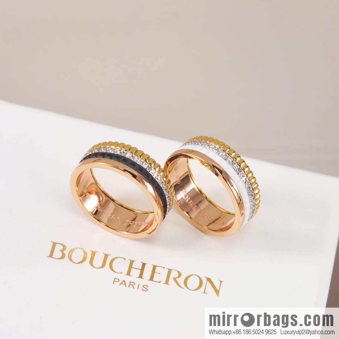 New BOUCHERON/Boucheron Quatre Classique ring Luhan same style, ceramic ring