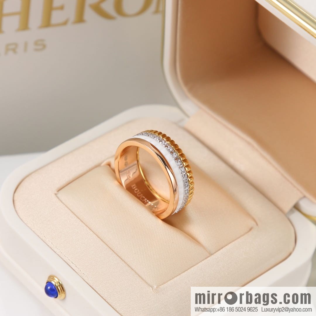 New BOUCHERON/Boucheron Quatre Classique ring Luhan same style, ceramic ring