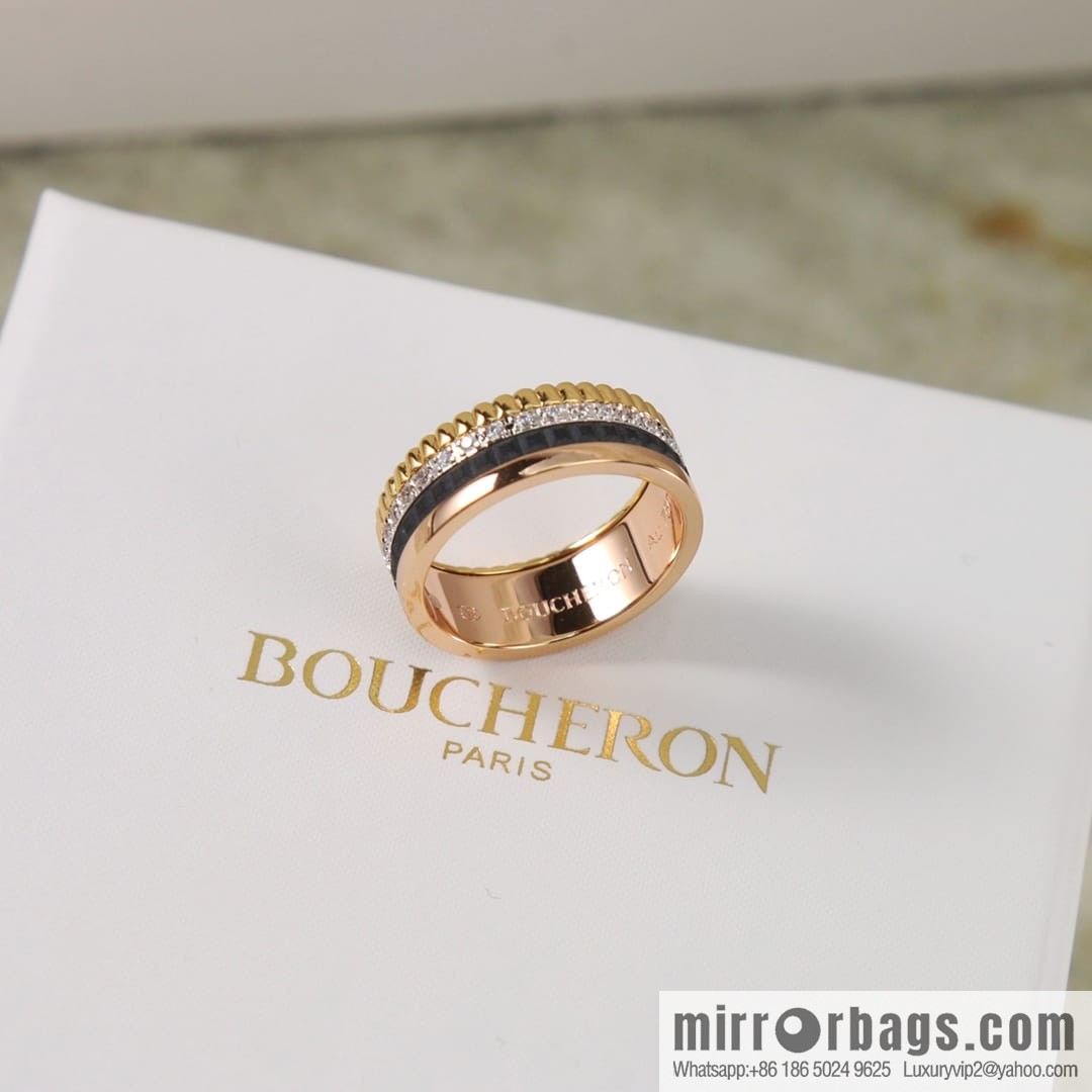New BOUCHERON/Boucheron Quatre Classique ring Luhan same style, ceramic ring