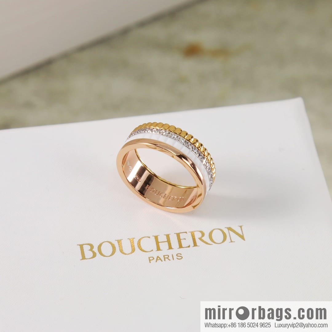 New BOUCHERON/Boucheron Quatre Classique ring Luhan same style, ceramic ring
