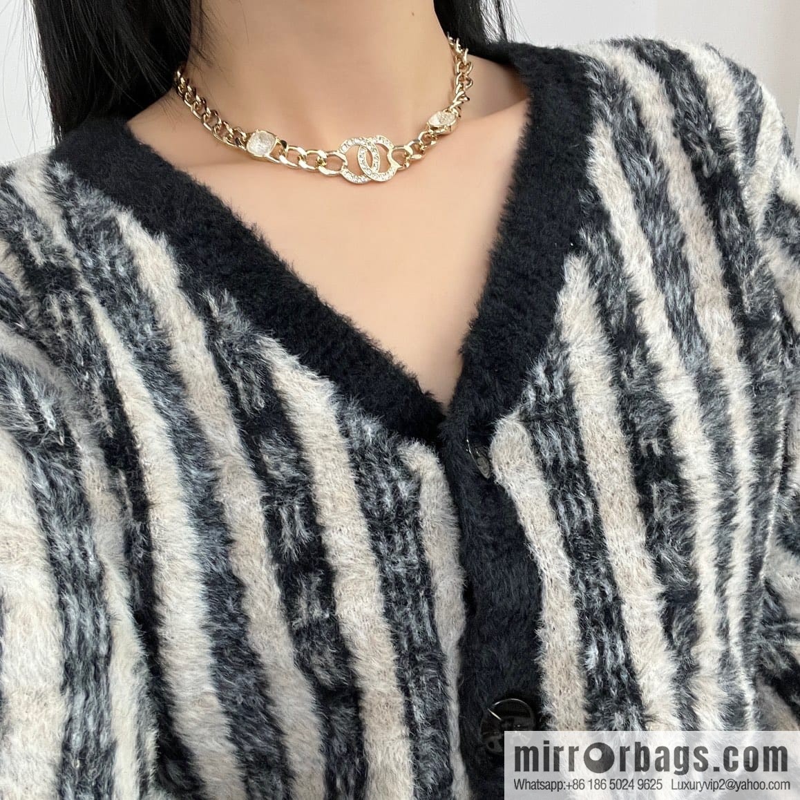 New ☑️ Chanel double c gold necklace