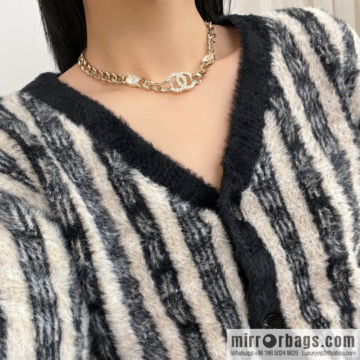 New ☑️ Chanel double c gold necklace