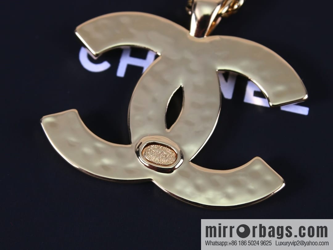 New ☑️ Chanel double c black enamel necklace