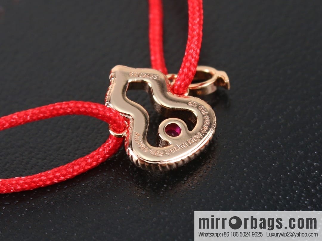 Qeelin unicorn, full diamond gourd red rope bracelet bracelet