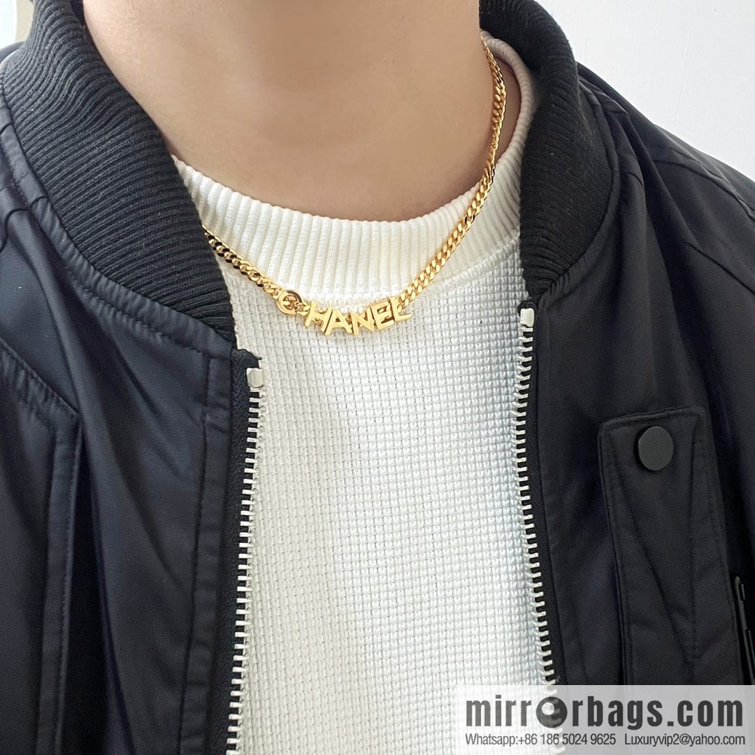 New ☑️ Chanel medieval chain strap letter necklace