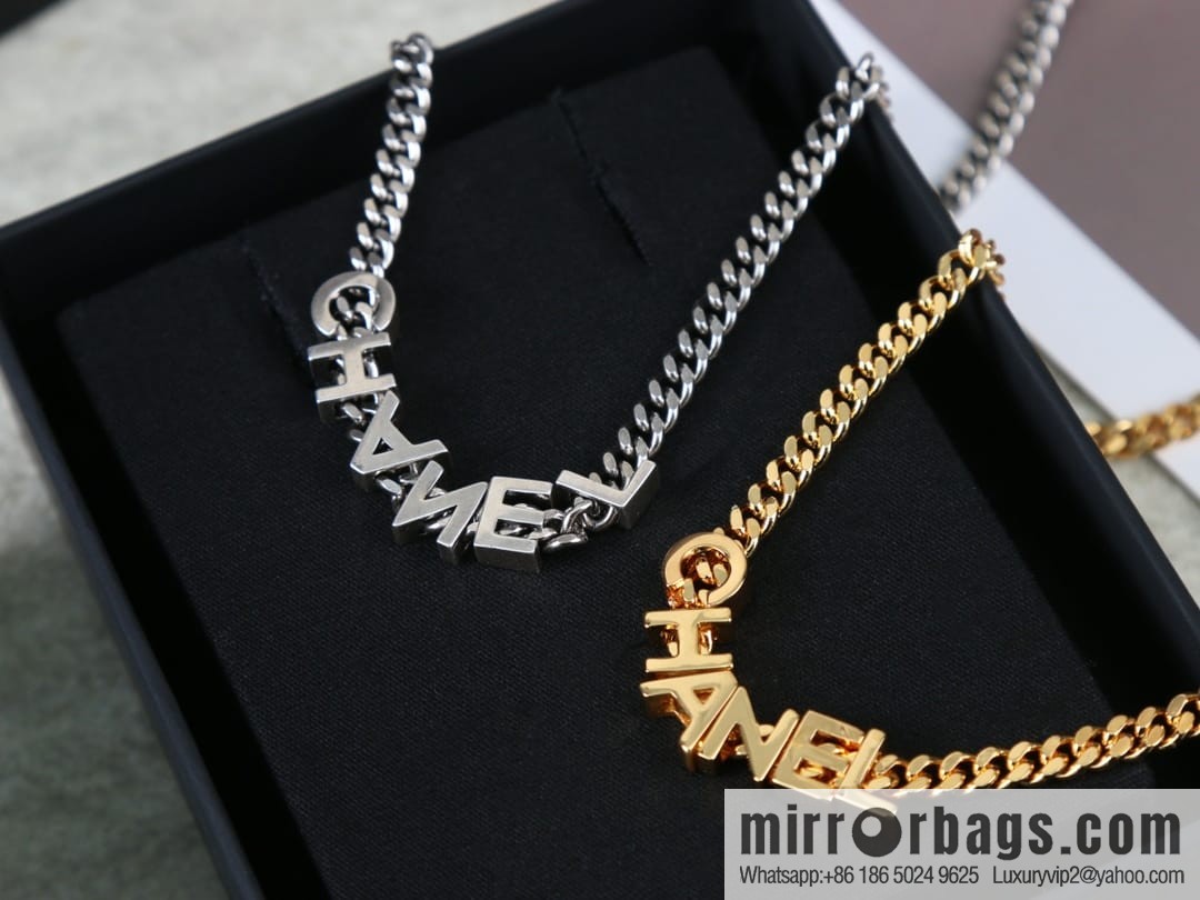 New ☑️ Chanel medieval chain strap letter necklace