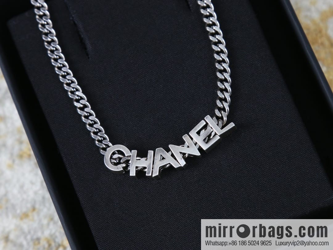 New ☑️ Chanel medieval chain strap letter necklace