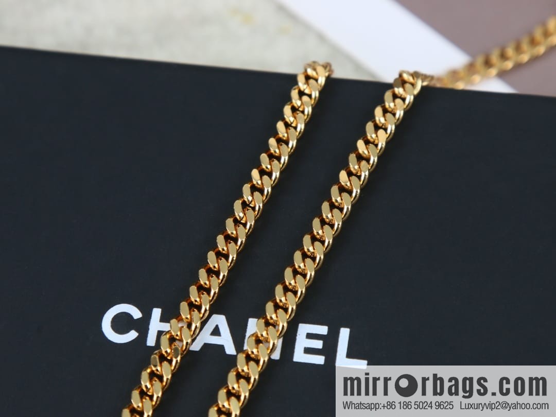 New ☑️ Chanel medieval chain strap letter necklace