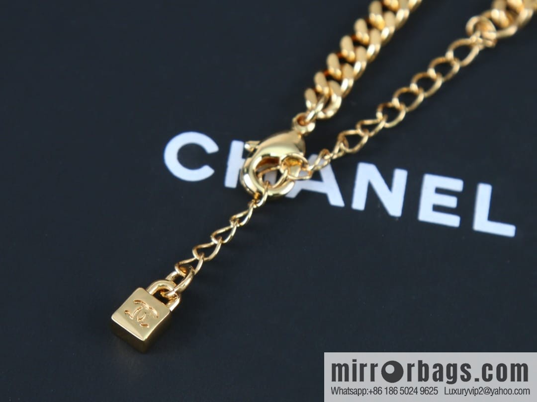 New ☑️ Chanel medieval chain strap letter necklace