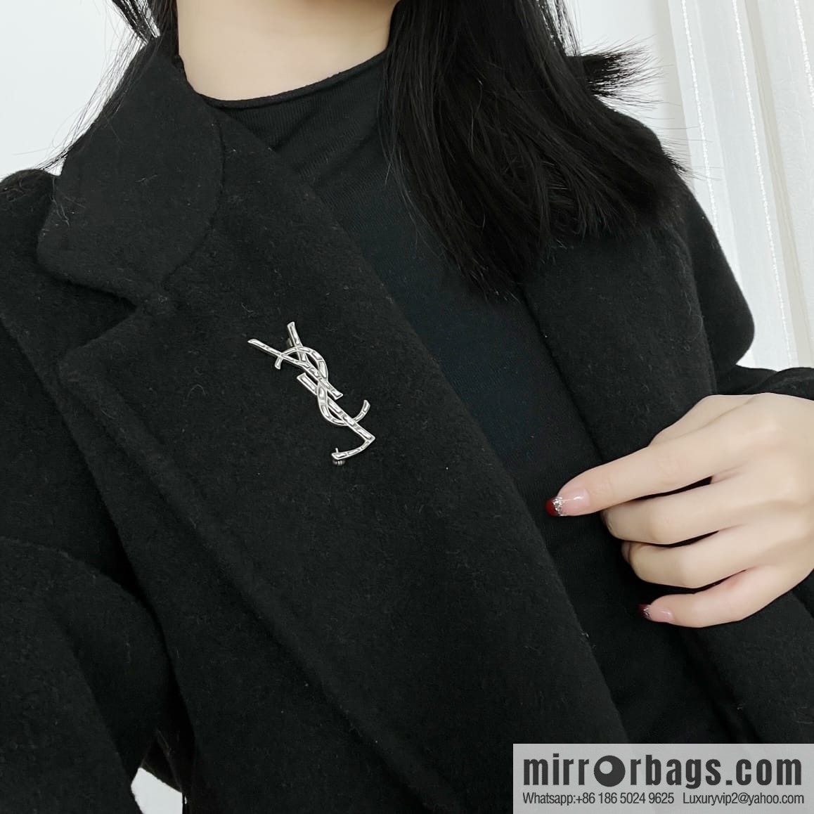 Saint Laurent YSL brooch