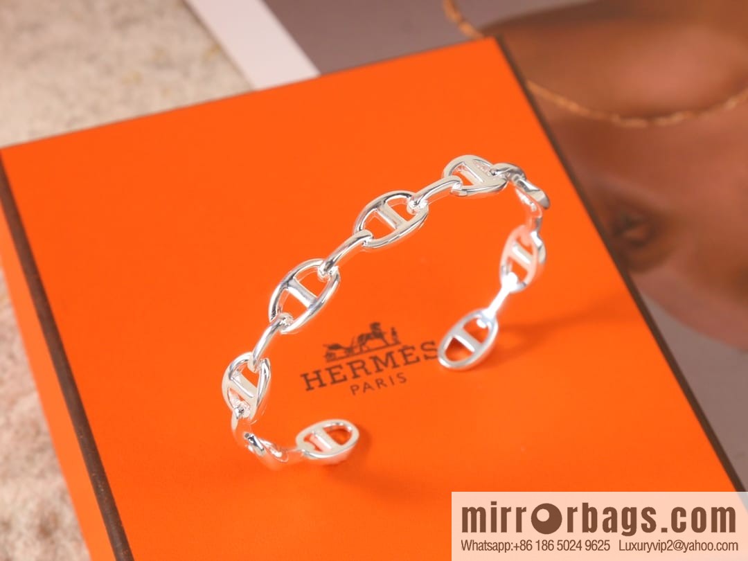 ❤️New ☑️ Hermès HERMES Pig Nose Opening Bracelet