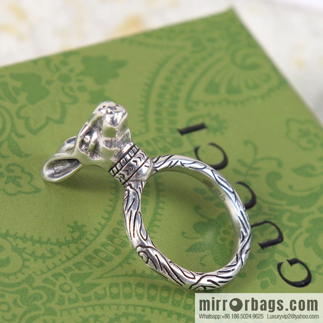 New Gucci gucci rabbit head ring