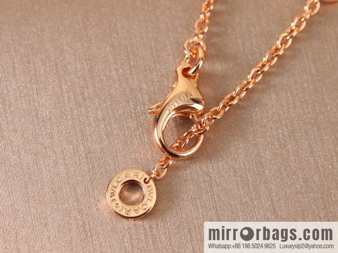 BVLGARI Bulgari double row diamond spring necklace