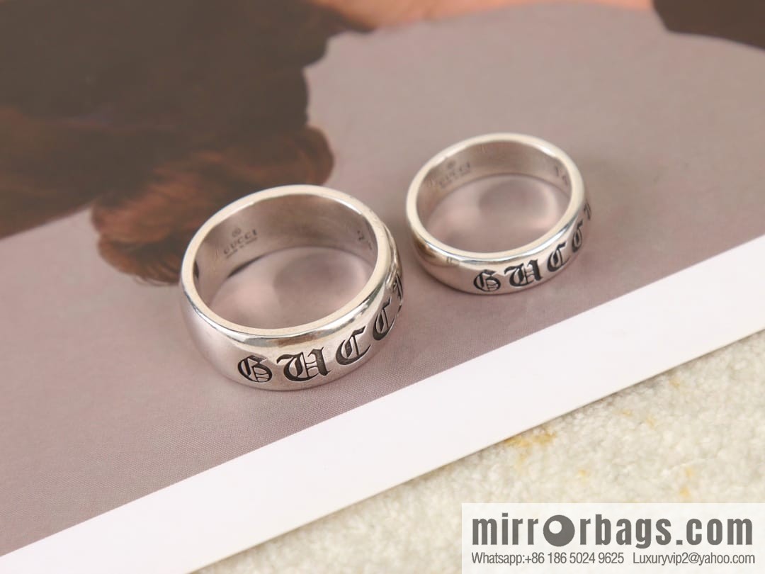 New Gucci gucci English letter ring
