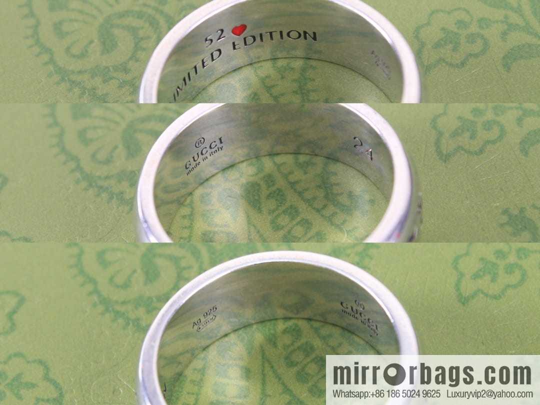 New Gucci gucci English letter ring