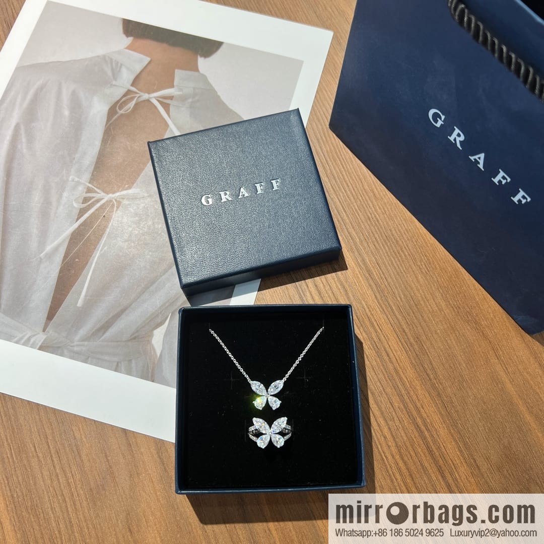 GRAFF Graff Butterfly Horse Eye Diamond Necklace