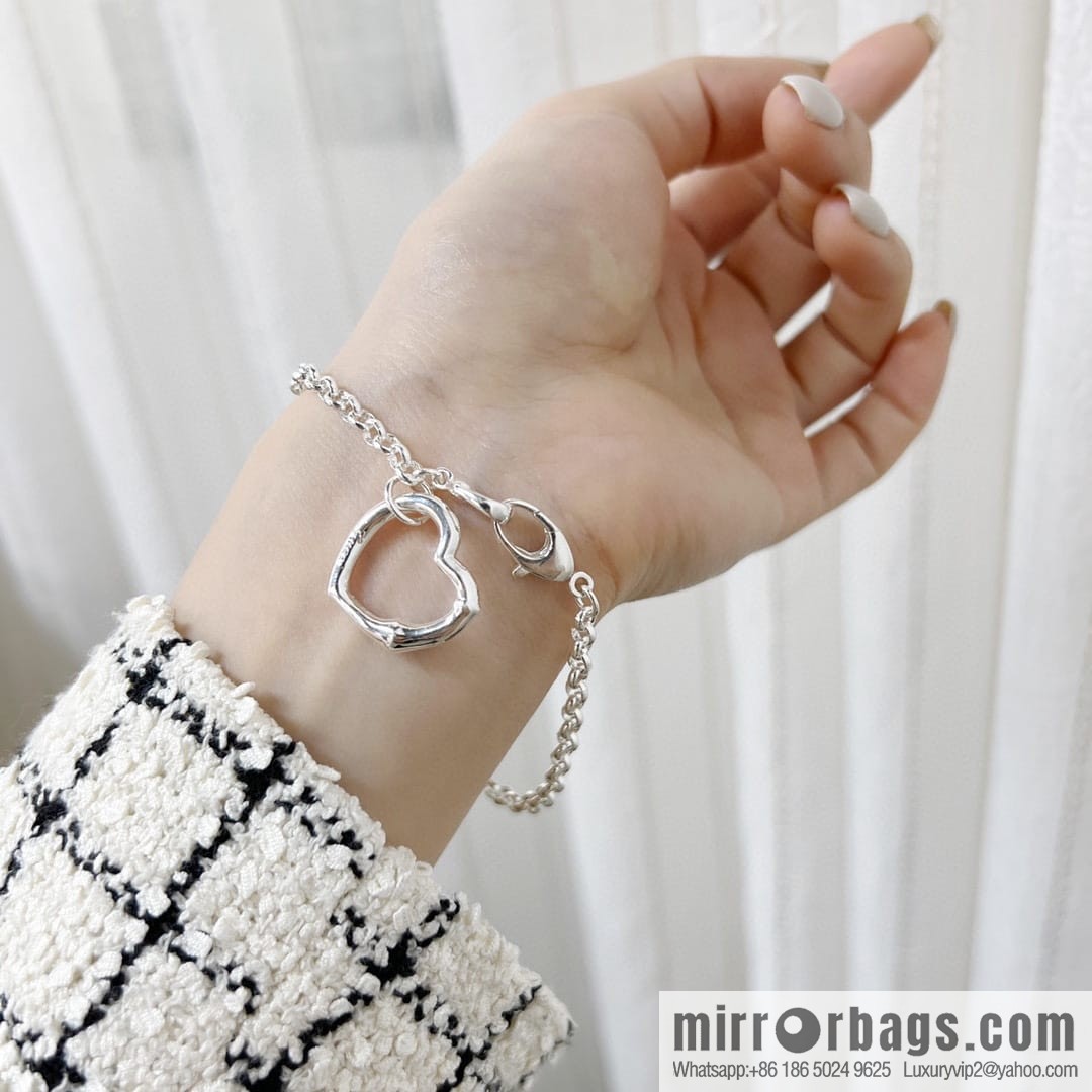 New Gucci gucci peach heart love bracelet