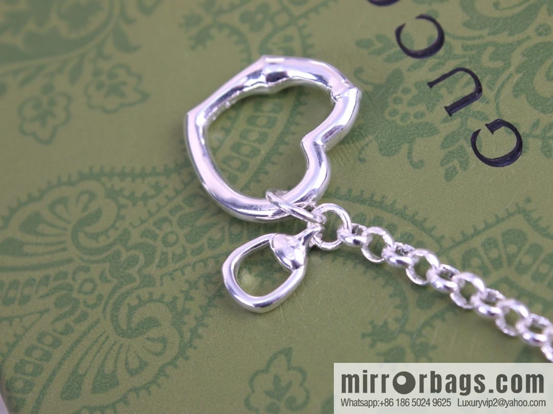 New Gucci gucci peach heart love bracelet