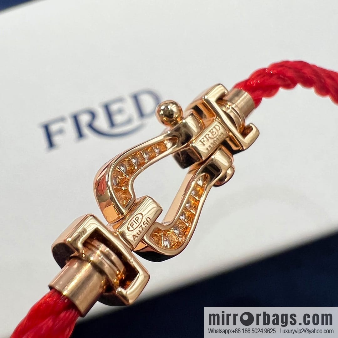Fred red rope bracelet