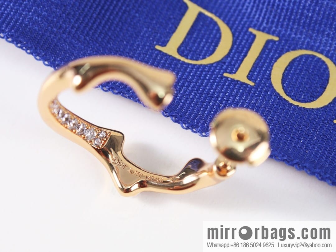 New ☑️ Dior full diamond vine stud earrings