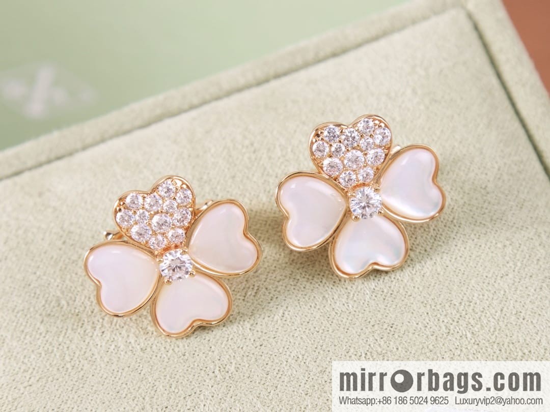 Van Cleef & Arpels cosmos four-leaf clover fritillary earshot