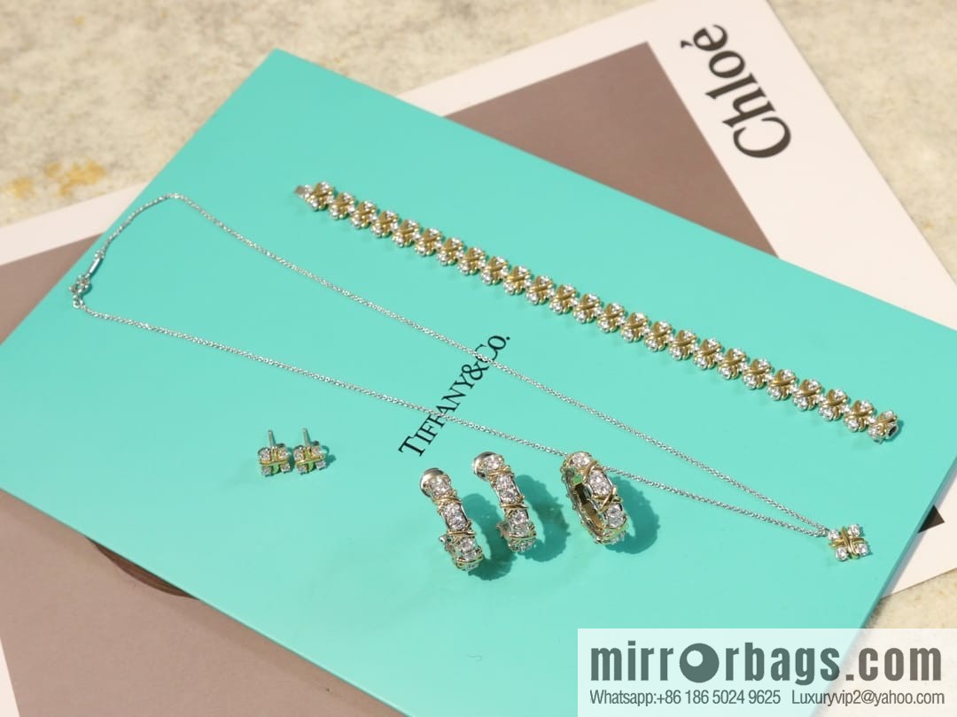 New ☑️ TIFFANY & Co. Tiffany & Co. Color separation cross bracelet