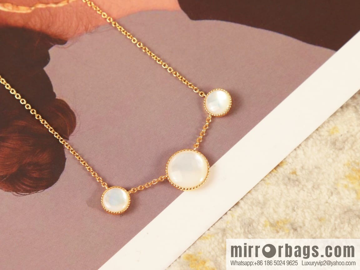 Dior white fritillary octagram bracelet necklace earrings