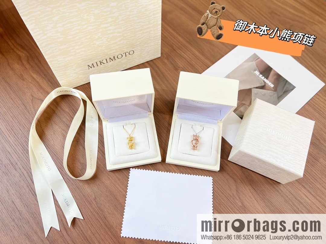 New Mikimoto bear 🐻 necklace