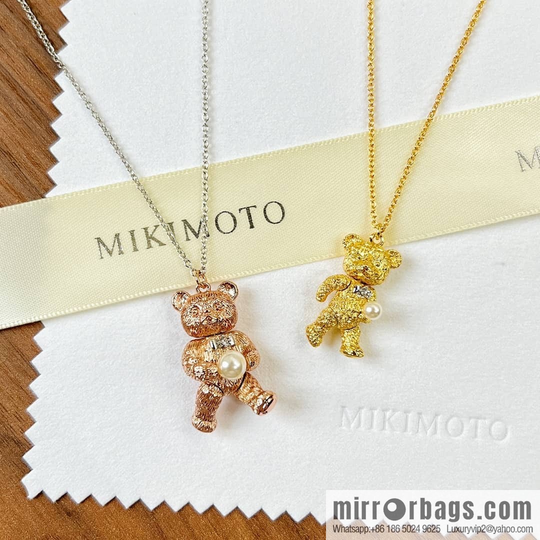 New Mikimoto bear 🐻 necklace