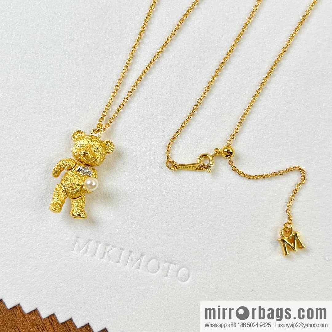 New Mikimoto bear 🐻 necklace