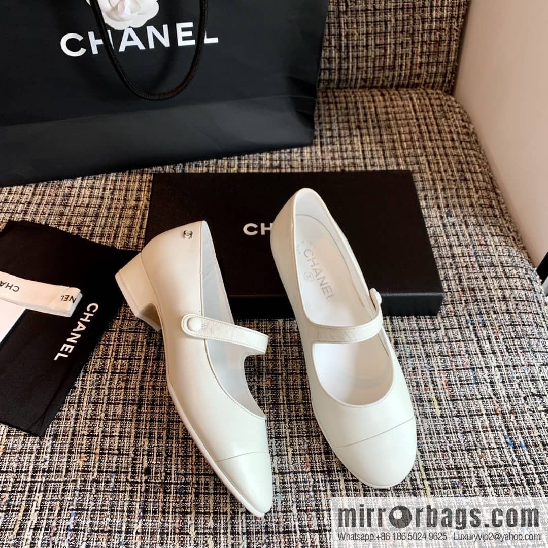 Chanel Xiaoxiang classic low heel, Mary Jane single shoes