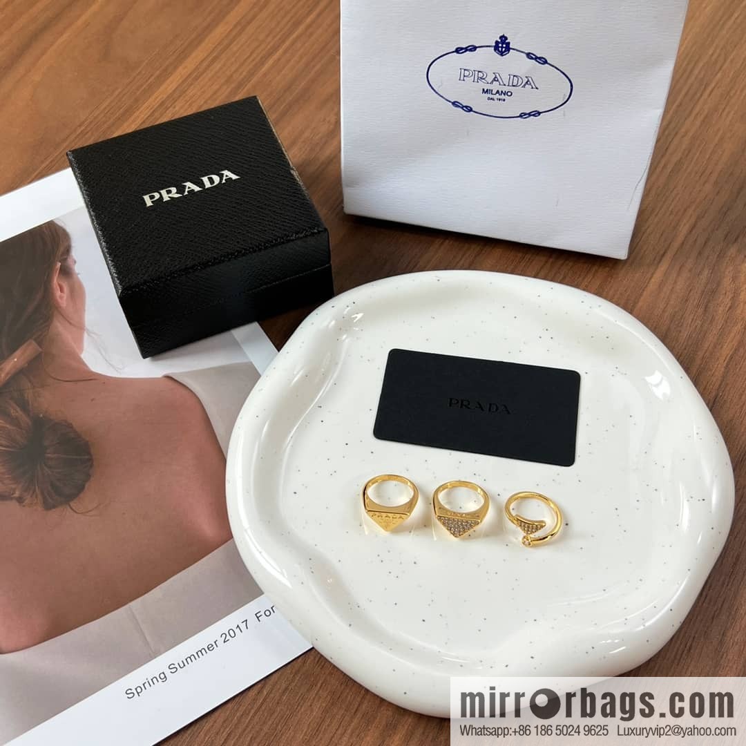 Prada triangular ring