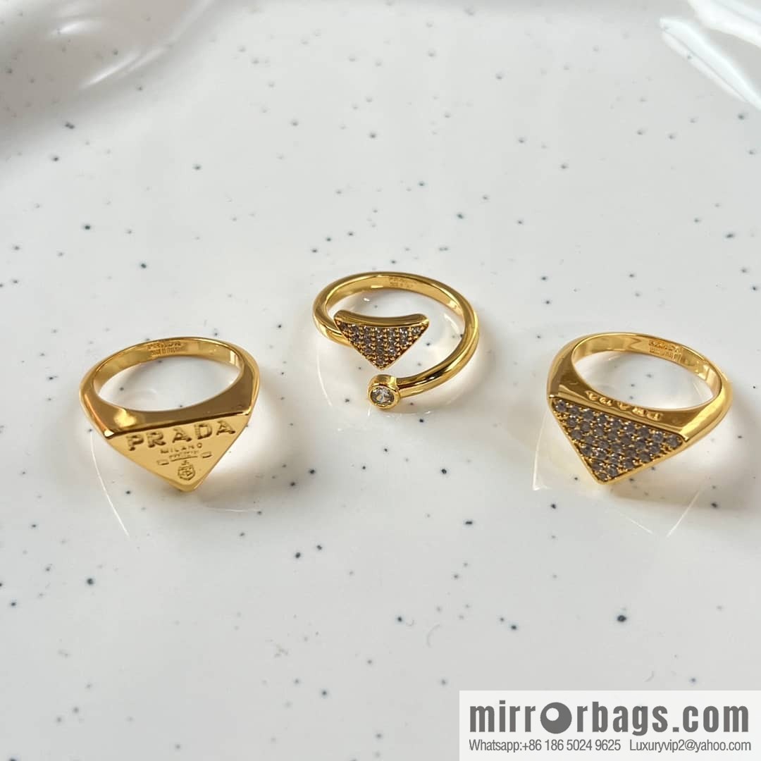 Prada triangular ring