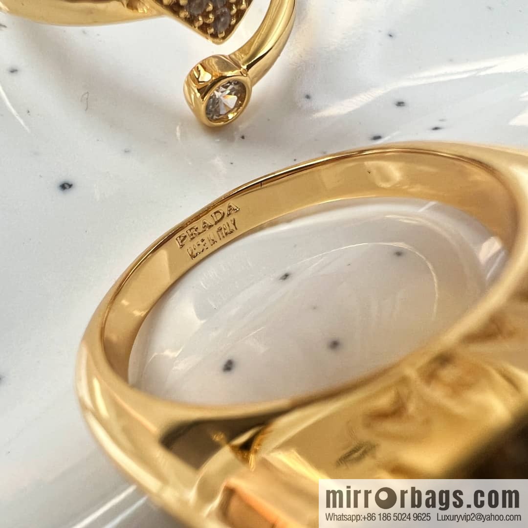 Prada triangular ring
