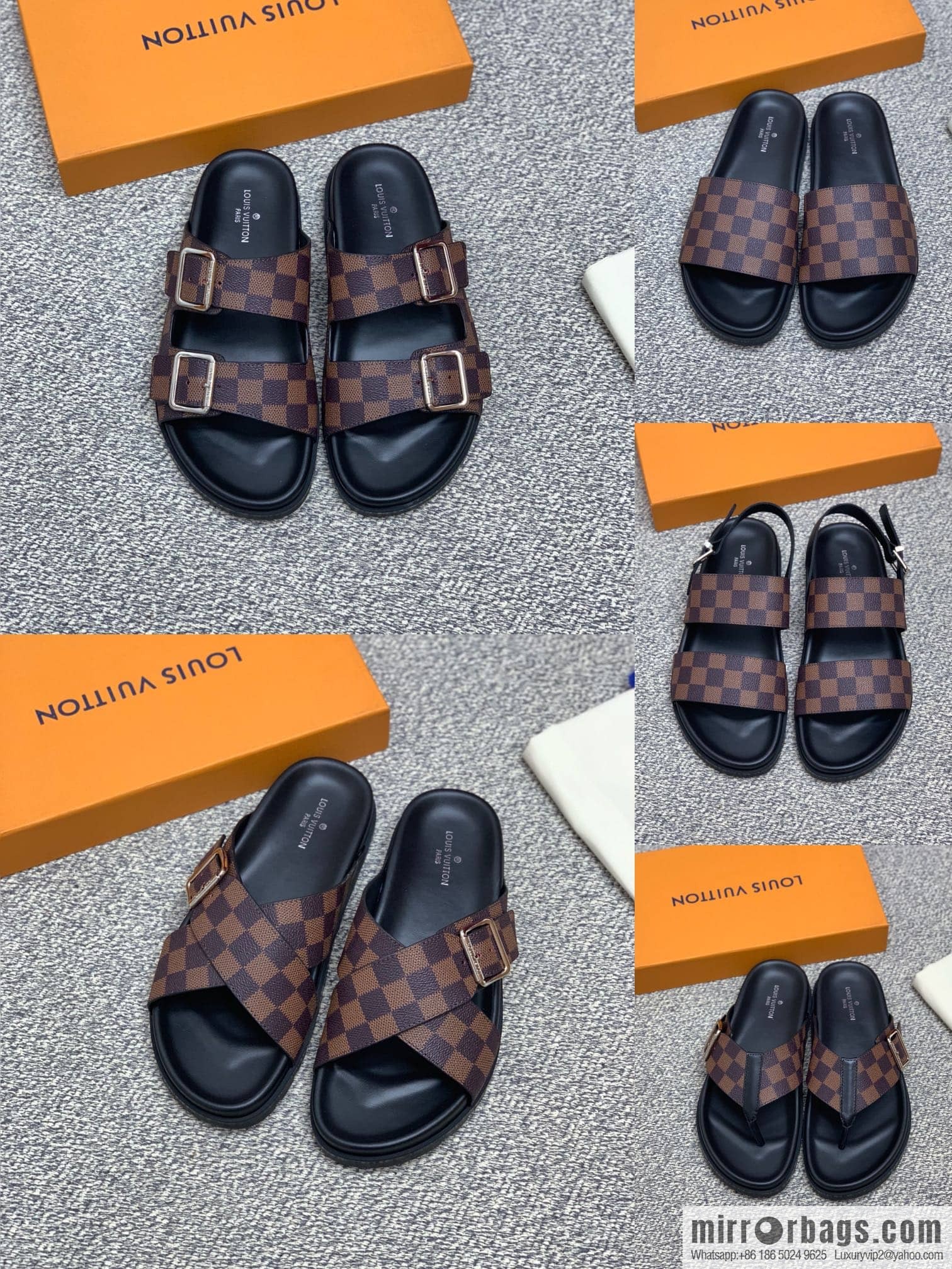LV/Louis Vuitton with classic PVC and black men's sneakers