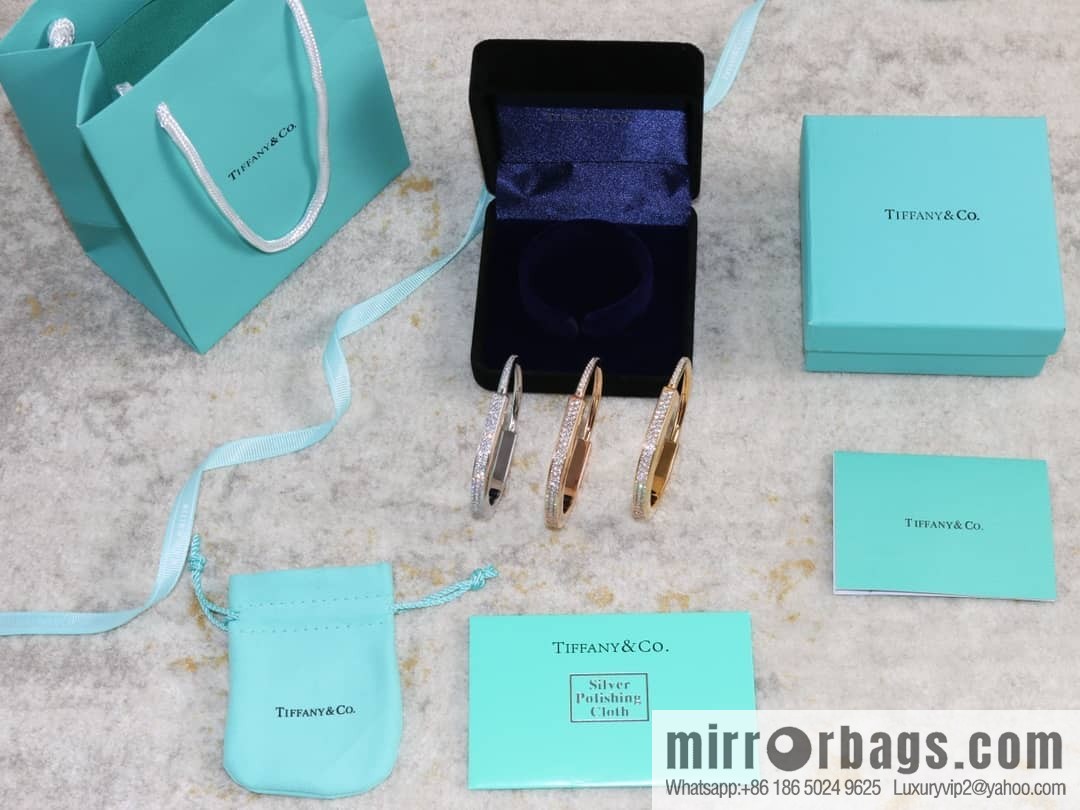 Tiffany Lock Full Drill, Half Drill, Spaced Drill, Glossy Lock Bracelet Bracelet