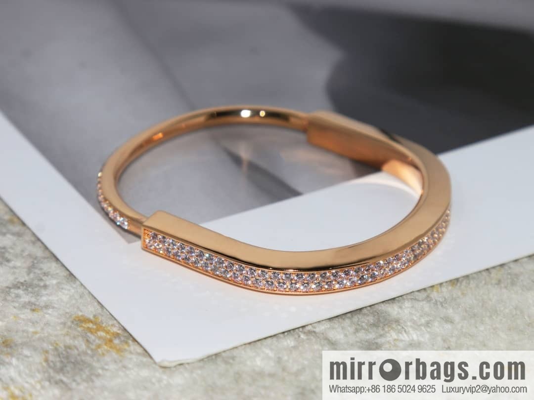 Tiffany Lock Full Drill, Half Drill, Spaced Drill, Glossy Lock Bracelet Bracelet