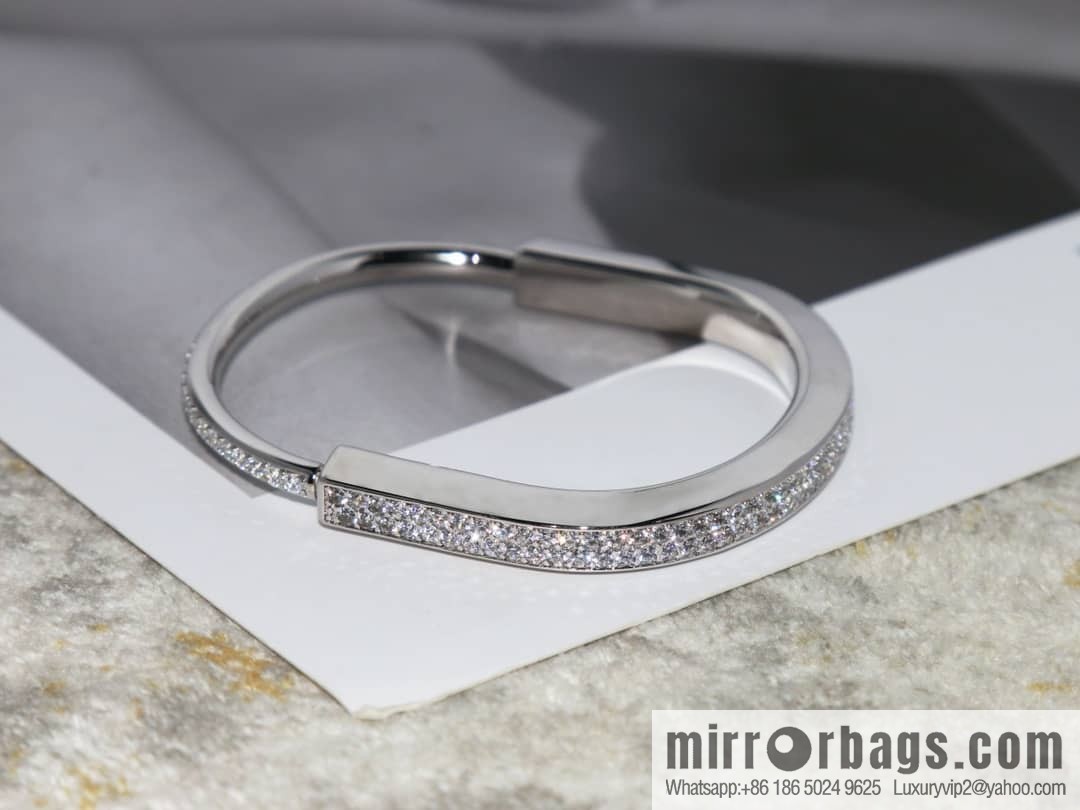 Tiffany Lock Full Drill, Half Drill, Spaced Drill, Glossy Lock Bracelet Bracelet