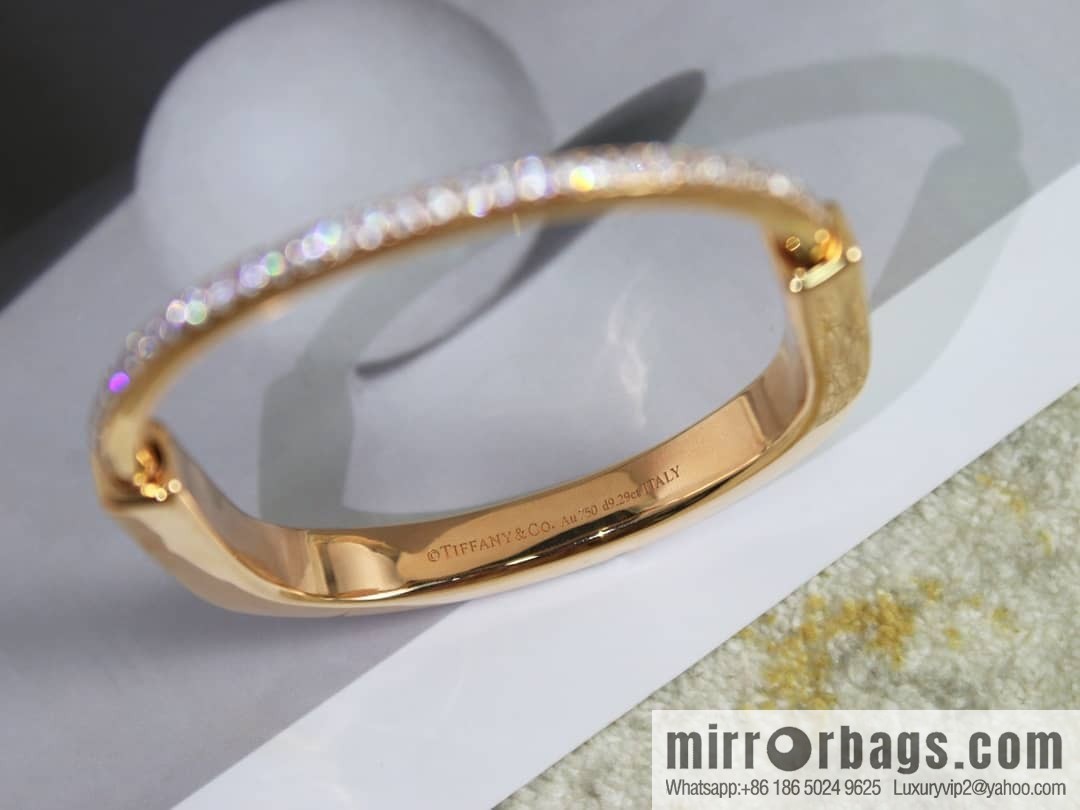 Tiffany Lock Full Drill, Half Drill, Spaced Drill, Glossy Lock Bracelet Bracelet