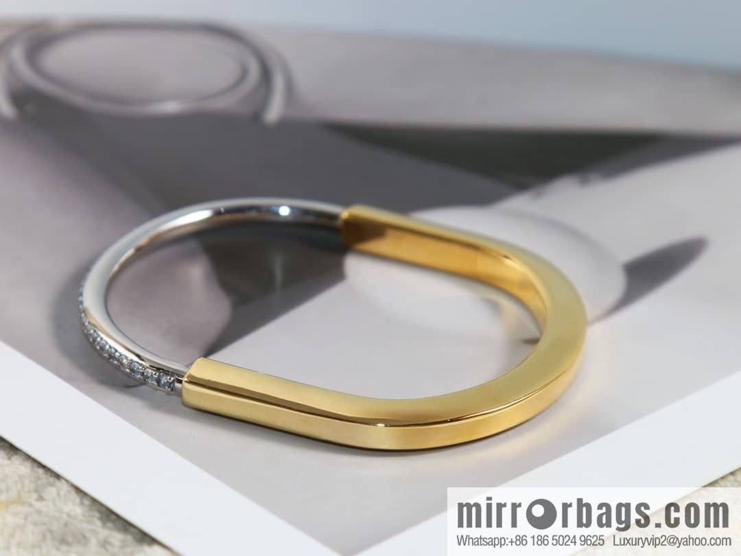 Tiffany Lock Full Drill, Half Drill, Spaced Drill, Glossy Lock Bracelet Bracelet
