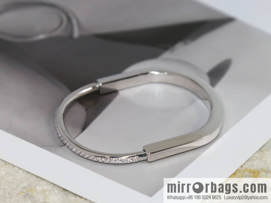 Tiffany Lock Full Drill, Half Drill, Spaced Drill, Glossy Lock Bracelet Bracelet