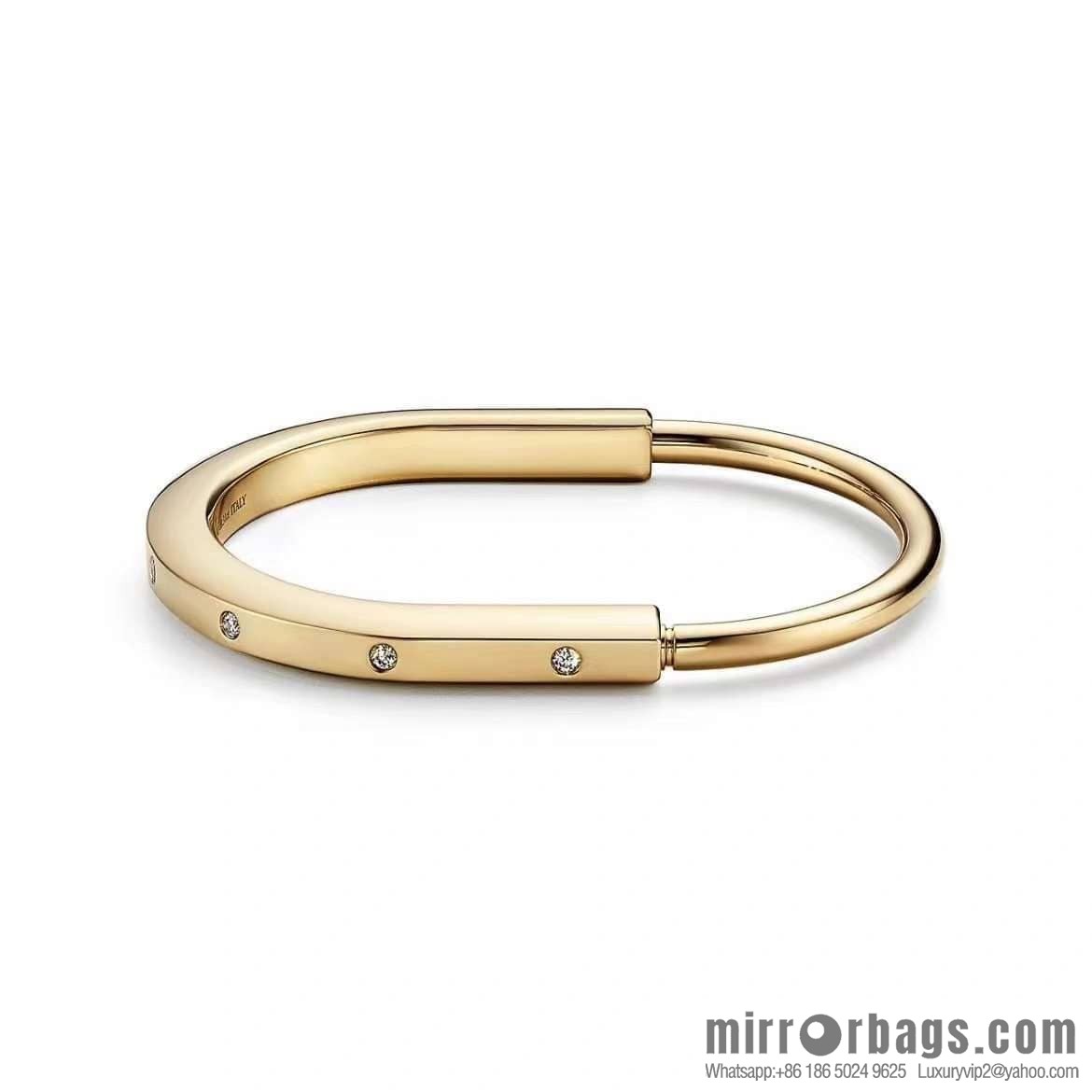 Tiffany Lock Full Drill, Half Drill, Spaced Drill, Glossy Lock Bracelet Bracelet