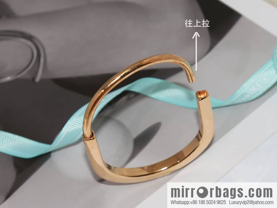 Tiffany Lock Full Drill, Half Drill, Spaced Drill, Glossy Lock Bracelet Bracelet