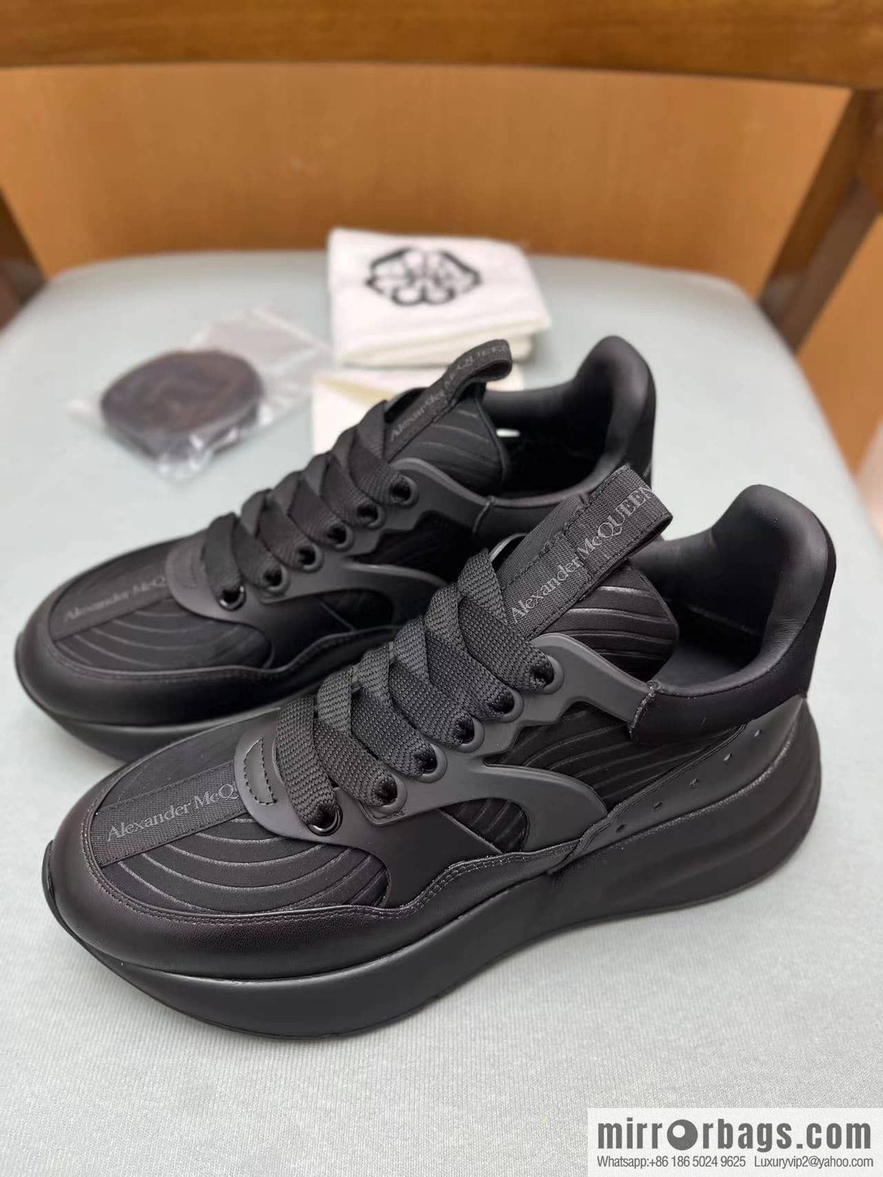 Alexander McQueen with neoprene, nappa leather (fabric) and rubber upholstery His & Hers sneakers