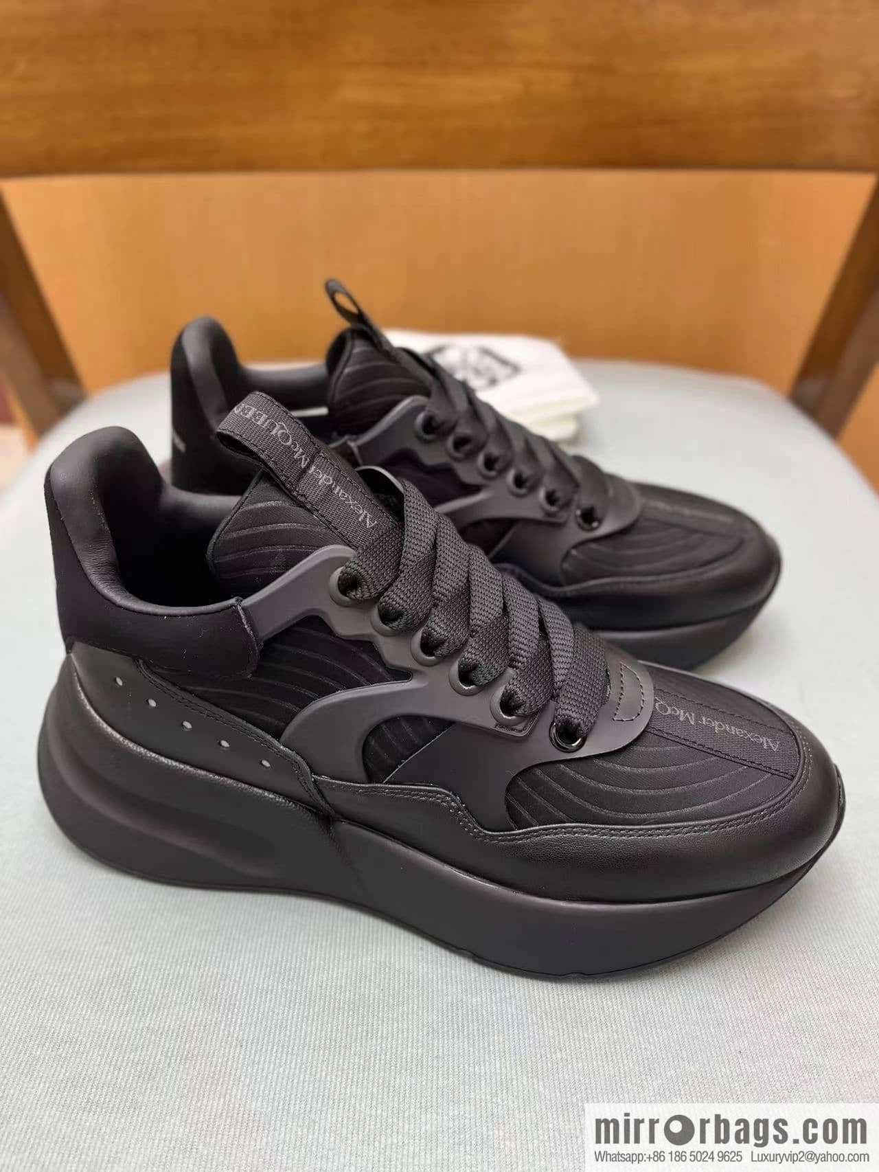 Alexander McQueen with neoprene, nappa leather (fabric) and rubber upholstery His & Hers sneakers