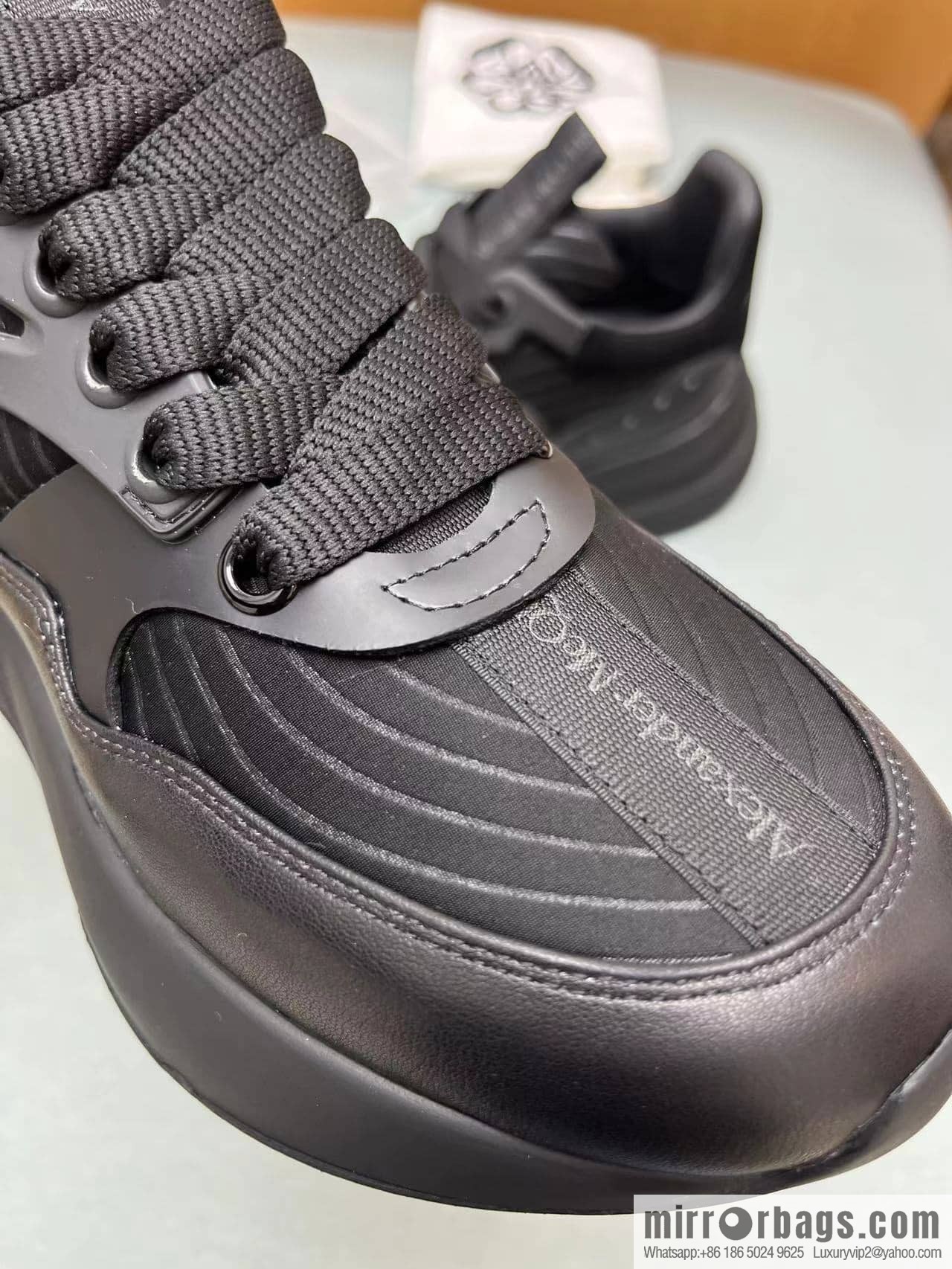 Alexander McQueen with neoprene, nappa leather (fabric) and rubber upholstery His & Hers sneakers