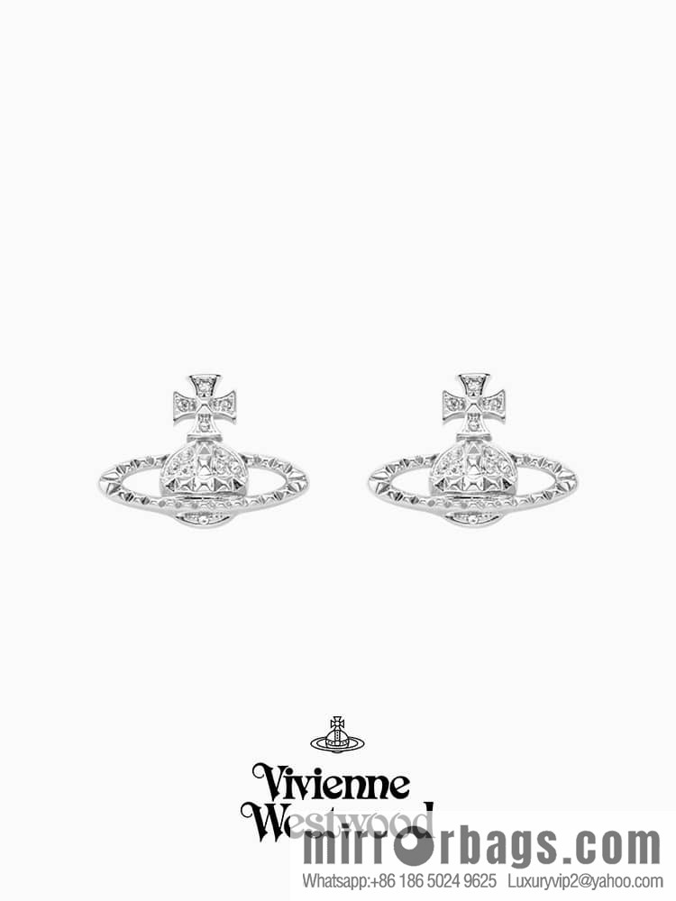 New ☑️ Vivienne Westwood Queen Mother Saturn earrings