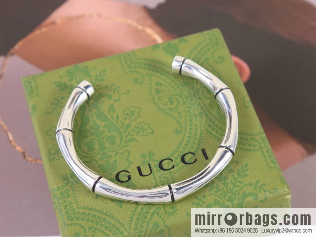 New Gucci gucci bamboo open bracelet